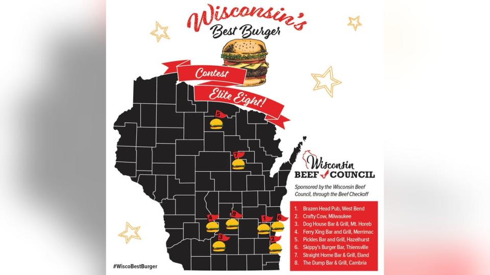 <div>The 'Elite Eight' of burgers in Wisconsin.</div>