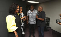 <p>It's always so meaningful to have good friends come; we shared many laughs. Thank you David and Tamela Mann.</p>