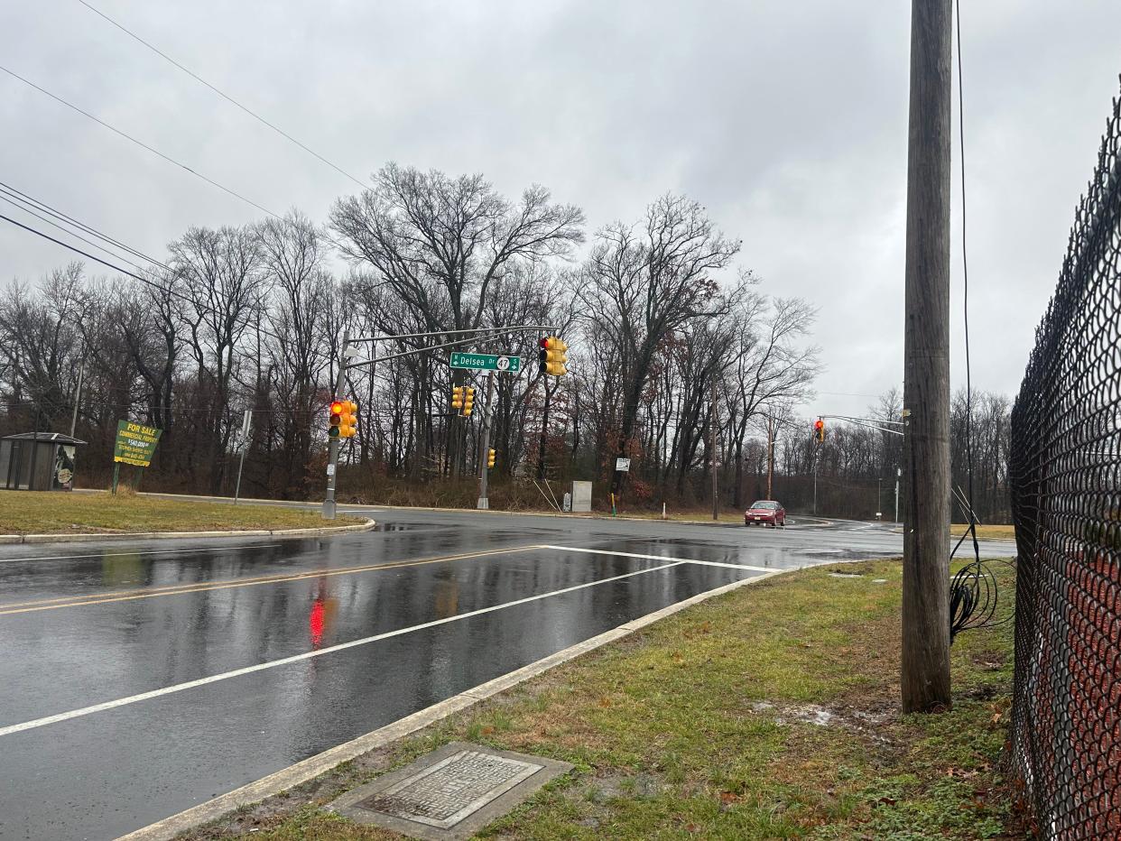 The intersection of Delsea Drive and Fox Run Road in Deptford, where police fatally shot a man on Sunday. The shooting is under investigation by the New Jersey Office of the Attorney General.