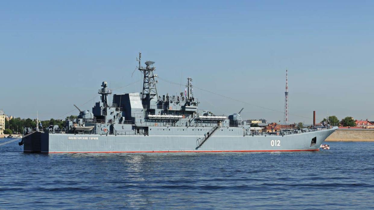 Russian landing ship Olenegorskiy Gornyak. Photo: Kora27 from Wikimedia