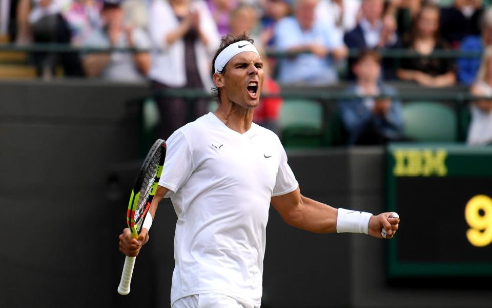 Rafael Nadal is into the Wimbledon semi-finals - Getty Images Europe
