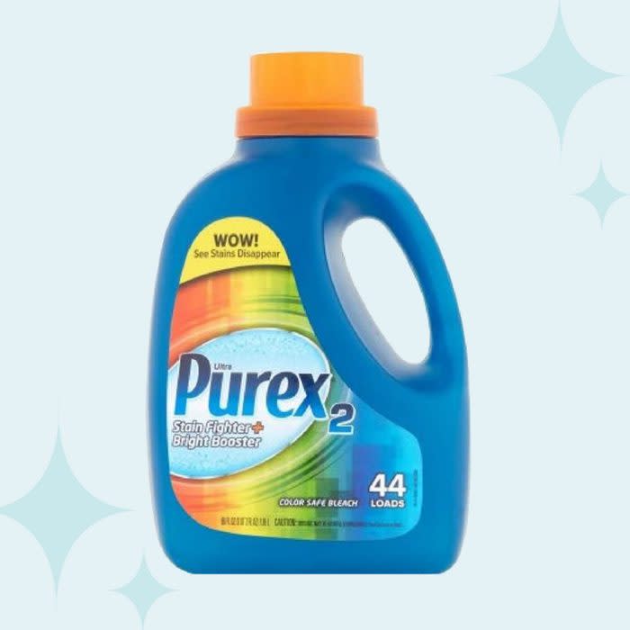 <a href="https://www.amazon.com/Ultra-Purex-Color-Safe-Bleach/dp/B07BVQWYY7/?tag=readerwp-20" rel="nofollow noopener" target="_blank" data-ylk="slk:Purex 2 Color Safe Bleach;elm:context_link;itc:0;sec:content-canvas" class="link rapid-noclick-resp">Purex 2 Color Safe Bleach</a>