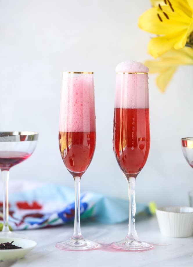 Rosé Hibiscus Mimosa