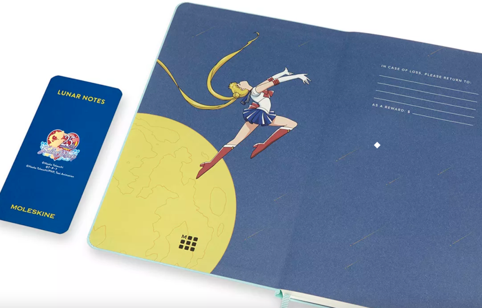 Moleskine Italy Notebook Limited Edition Sailor Moon. PHOTO: Lazada