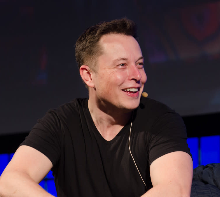 <span class="caption">Elon Musk.</span> <span class="attribution"><span class="source">Heisenberg Media - Flickr: Elon Musk - The Summit 2013</span>, <a class="link " href="http://creativecommons.org/licenses/by-sa/4.0/" rel="nofollow noopener" target="_blank" data-ylk="slk:CC BY-SA;elm:context_link;itc:0;sec:content-canvas">CC BY-SA</a></span>