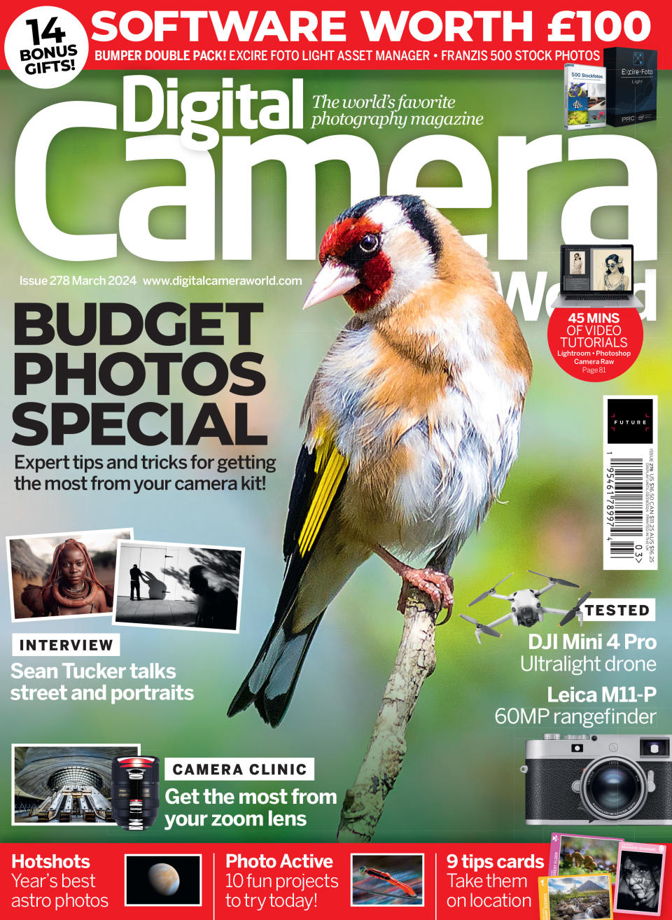 Front cover image of Digital Camera magazine issue 278 (March 2024)
