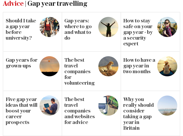 Advice | Gap year travelling