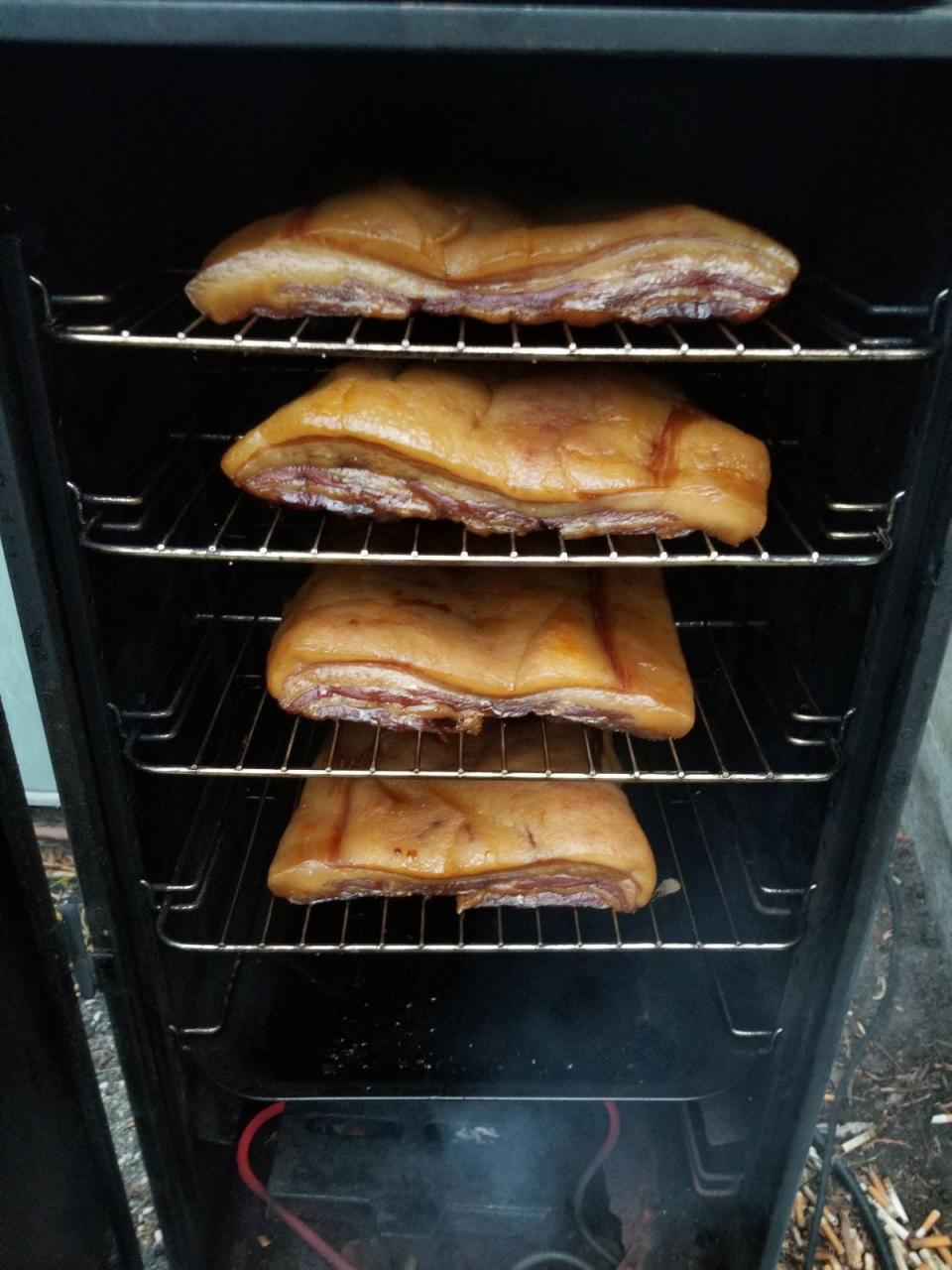Doug Stringer, executive chef at Motor Bar & Restaurant at the Harley-Davidson Museum, makes bacon in his smoker at home and is hoping to do so at the restaurant as well.