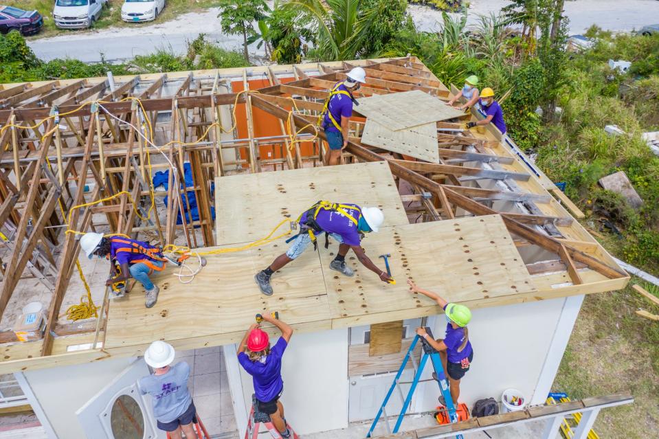 All Hands and Hearts helping with disaster relief in the Bahamas.