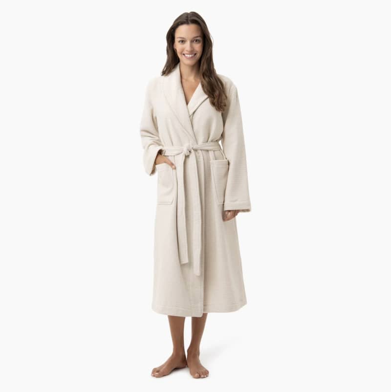 Organic Waffle Robe