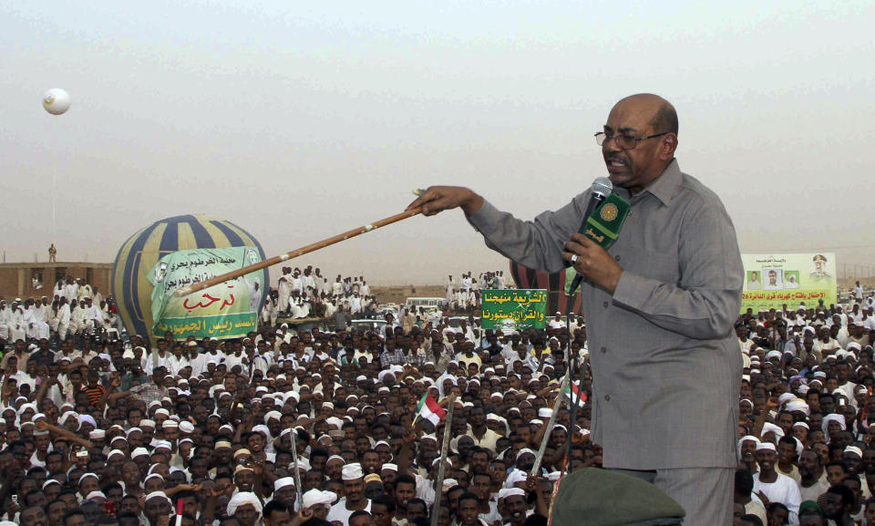 Sudan President Omar Hassan al-Bashir