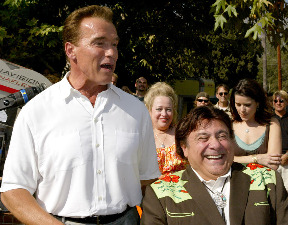 Arnold Schwarzenegger y Danny DeVito llevan varios años queriendo trabajar juntos de nuevo. (Foto de Jesse Grant/WireImage)