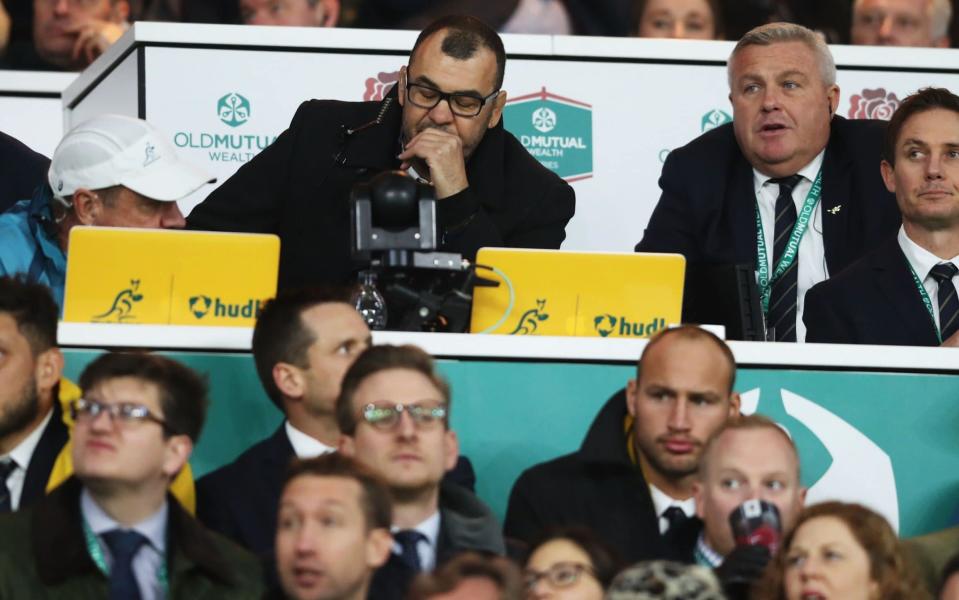 Michael Cheika badly lost his cool at Twickenham on Saturday - The RFU Collection