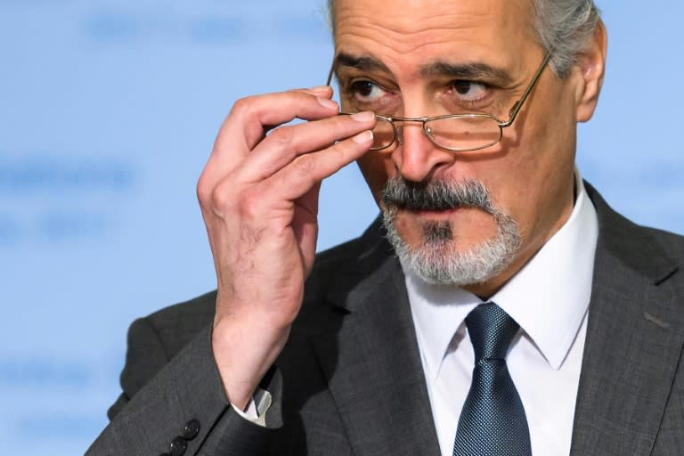 Syria's chief negotiator Bashar al-Jaafari was part of the peace talks in Geneva, which ended with 'incremental' progress