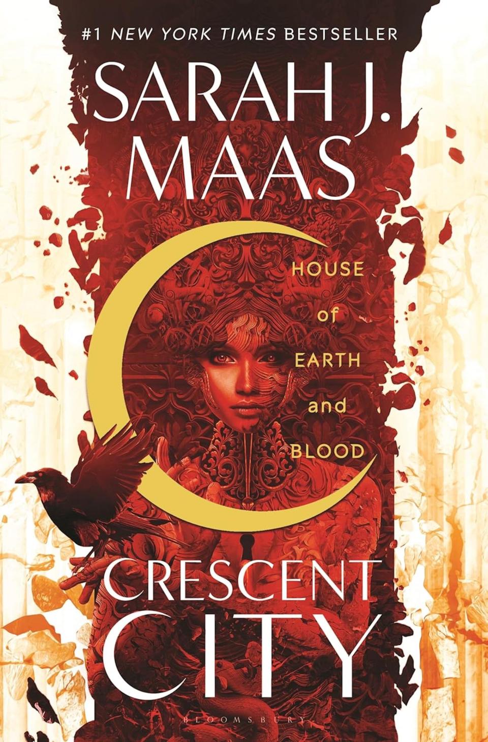 The cover of "House of Earth and Blood" by Sarah J. Maas.