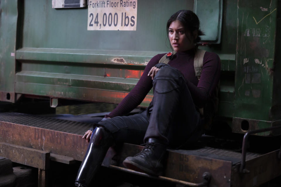 Alaqua Cox as Maya Lopez in Marvel Studios' Echo, exclusively on Disney+. (Photo by Chuck Zlotnic)