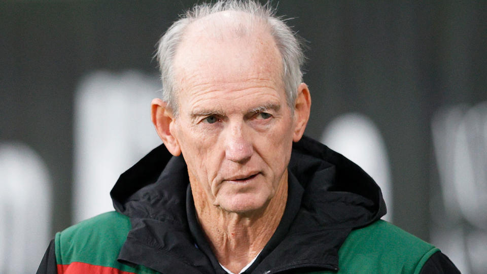 Pictured here, Wayne Bennett has hit out at claims he tried to go behind Anthony Seibold's back.