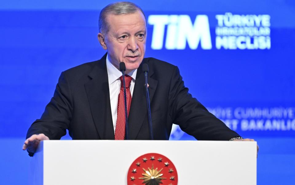 Turkish President Recep Tayyip Erdogan saw inflation rise to 64.77pc in his country in December