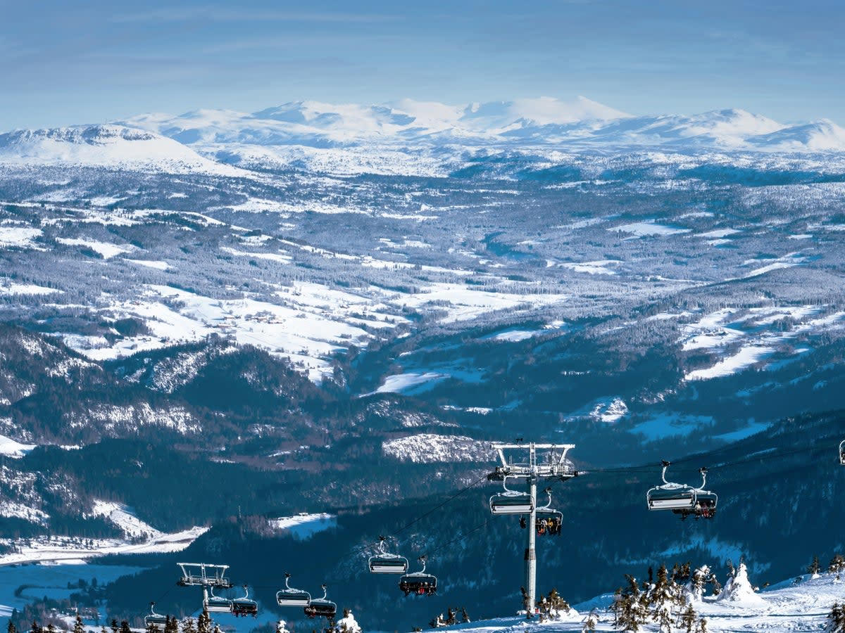 This Olympic ski resort has ski slopes, snow parks and family areas (Getty Images)