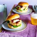 <p>Leftover cooked turkey makes a great burger and the addition of a little bacon helps keeps them extra juicy. Swap the Brie for Camembert, if you fancy</p><p><strong>Recipe: <a href="https://www.goodhousekeeping.com/uk/food/recipes/a30377900/leftover-turkey-burgers/" rel="nofollow noopener" target="_blank" data-ylk="slk:Leftover Turkey Burgers;elm:context_link;itc:0" class="link ">Leftover Turkey Burgers</a></strong></p>