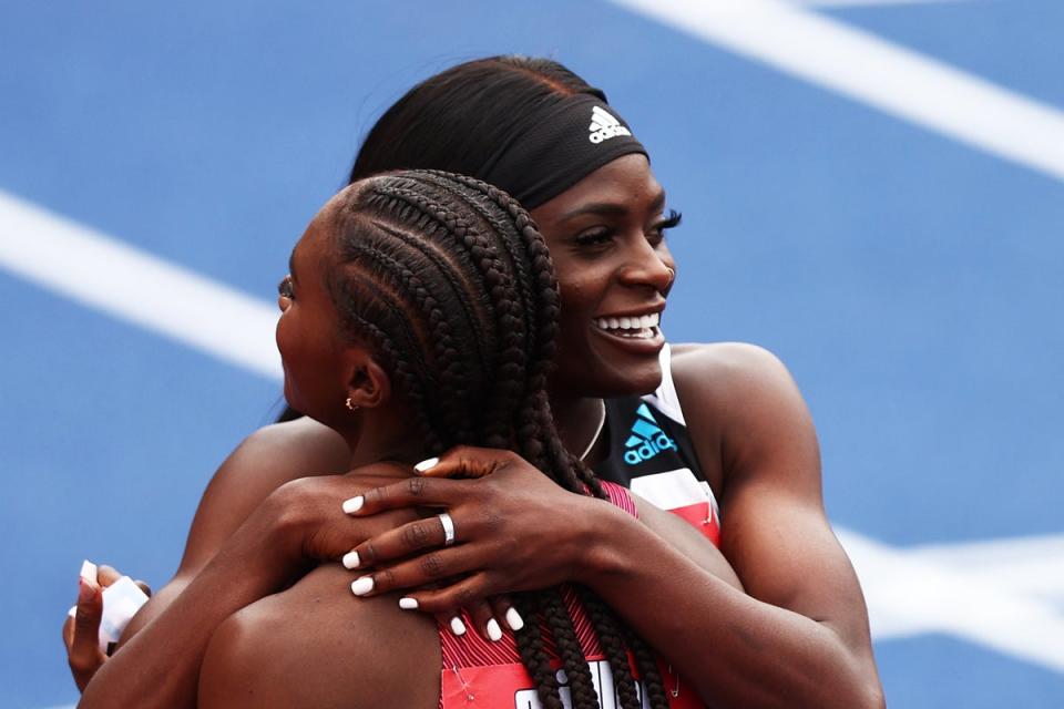 Neita insists her on-track rivalry with fellow British star Dina Asher-Smith is friendly and fun (Getty Images)