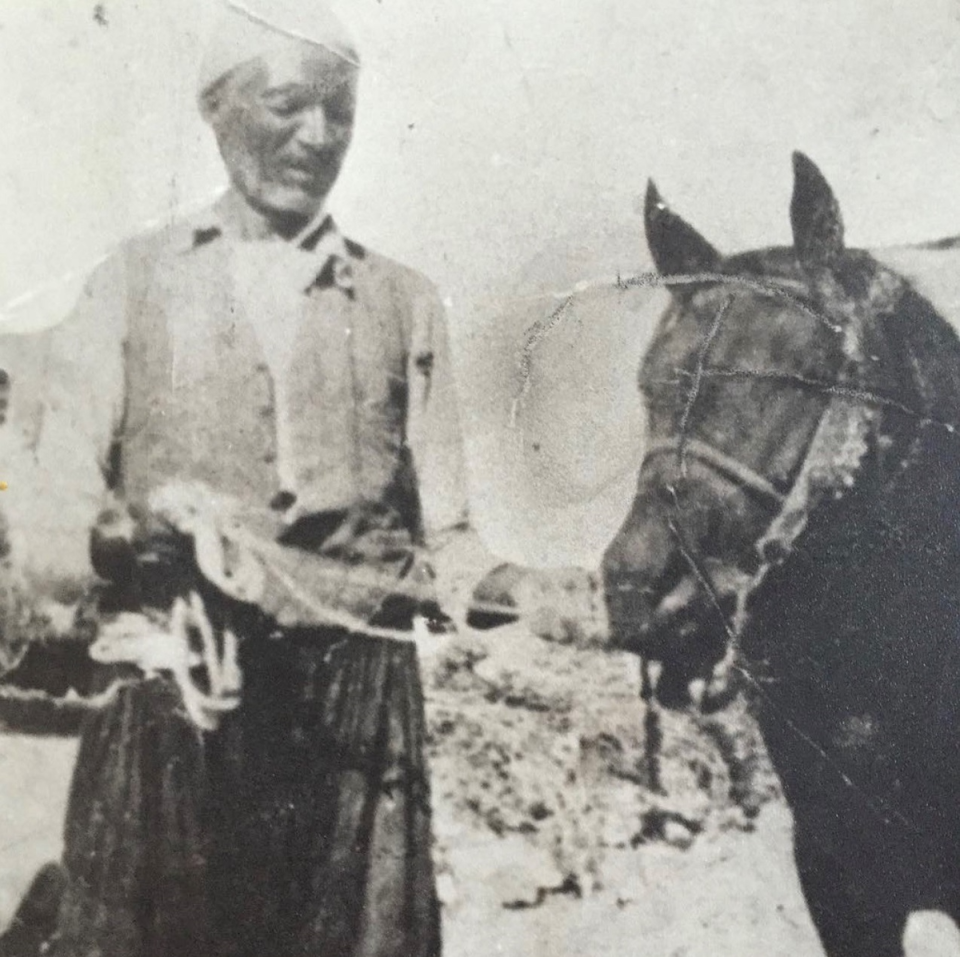 ‘My grandfather’s brother...Cuma... Their father Abdullah was a slave in the Ottoman Empire. I think this photo must have been taken around a hundred years ago, in Cyprus' (Tracey Emin)