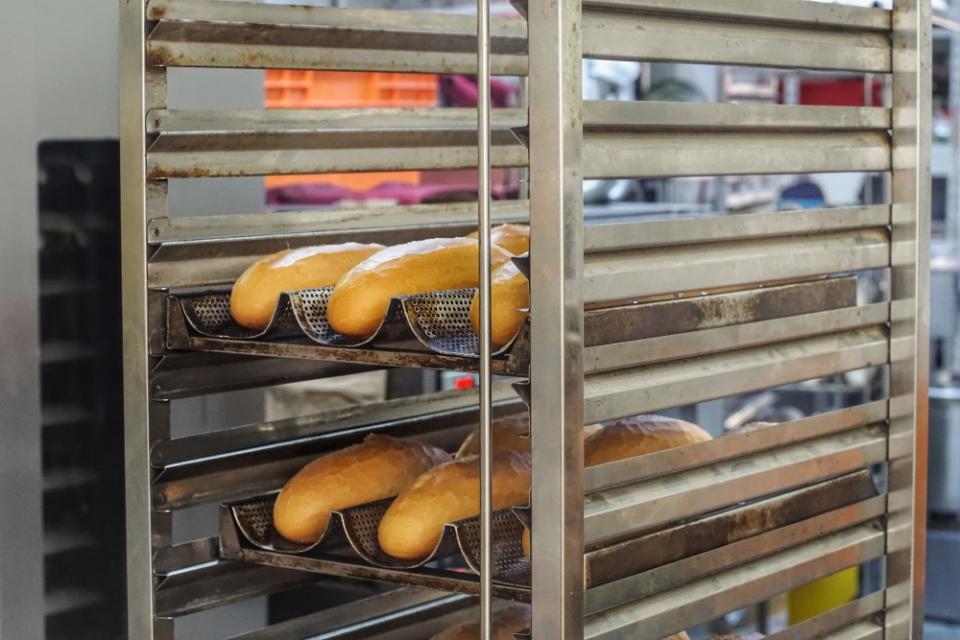 rolls of baguettes