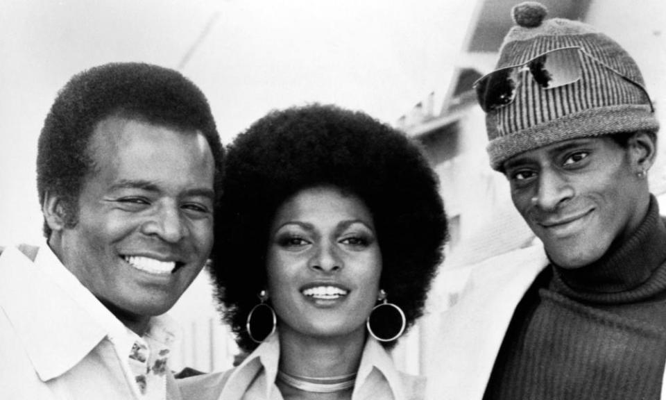 Terry Carter, Pam Grier and Antonio Fargas in 1974.