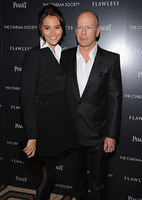 Bruce Willis and Emma Hemming at the New York City premiere of Magnolia Pictures' Flawless