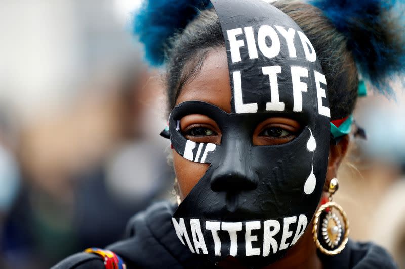 Protest against the death of George Floyd, in Birmingham