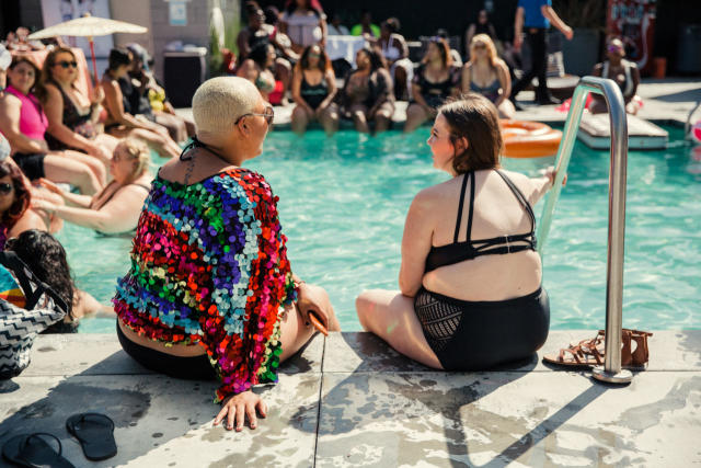 Plus-Sized Pool Party Recap - Golden Confidence Pool Party Recap