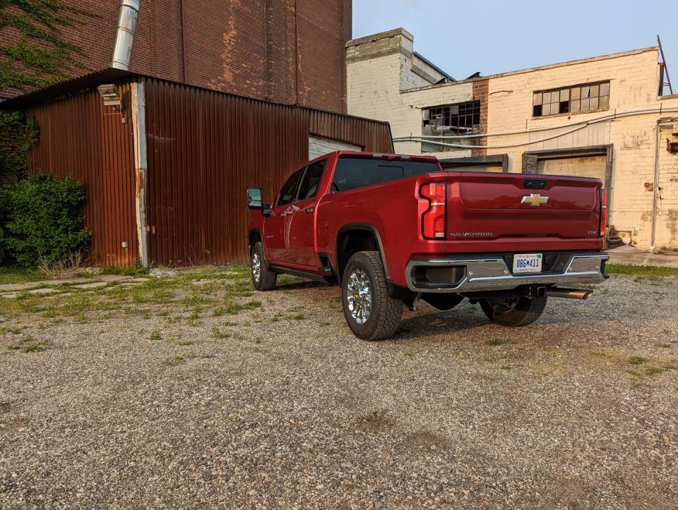 2024 chevy silverado 2500 rear three quarter