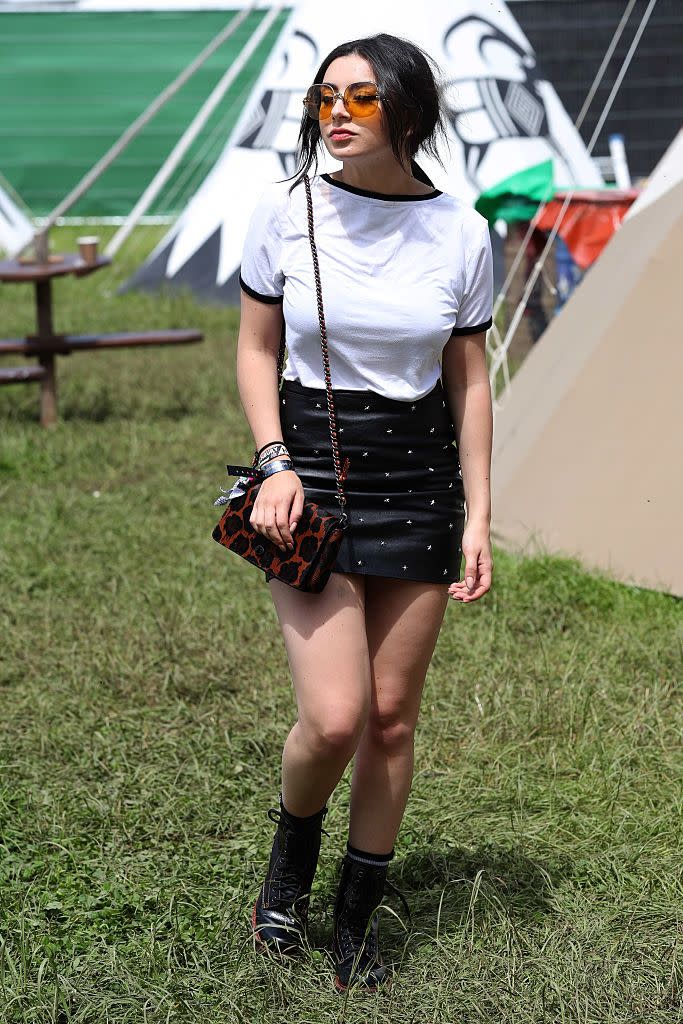 Charli XCX at Glastonbury, 2016