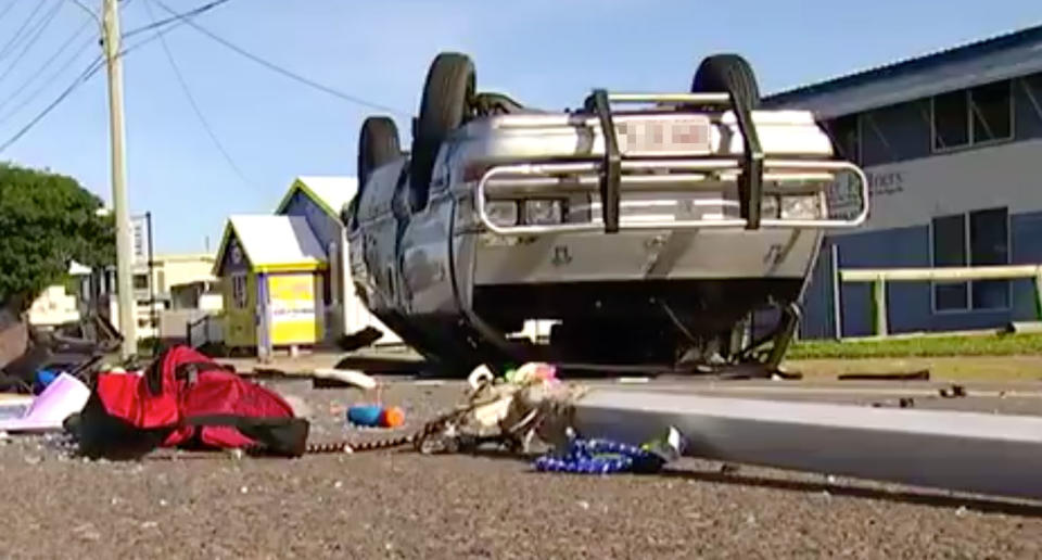 A 12-year-old boy has been charged over a crash in Kirwan. Two 10-year-olds in the van remain in a critical condition. Source: 7 News