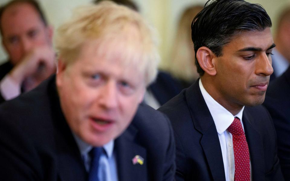 Chancellor of the Exchequer Rishi Sunak Prime Minister Boris Johnson - Leon Neal/Pool via REUTERS