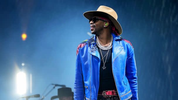 PHOTO: Jimmie Allen performs onstage during 'The Denim & Rhinestones Tour' at Madison Square Garden on February 21, 2023 in New York City. (Kevin Mazur/Getty Images, FILE)