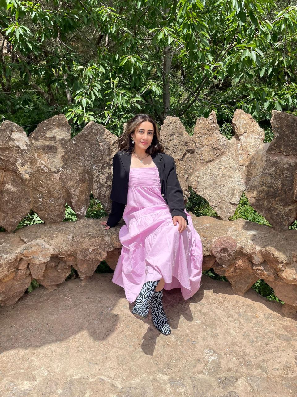 The author in Park Güell, Barcelona.