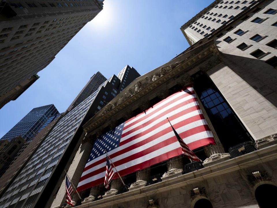  The New York Stock Exchange building in New York.