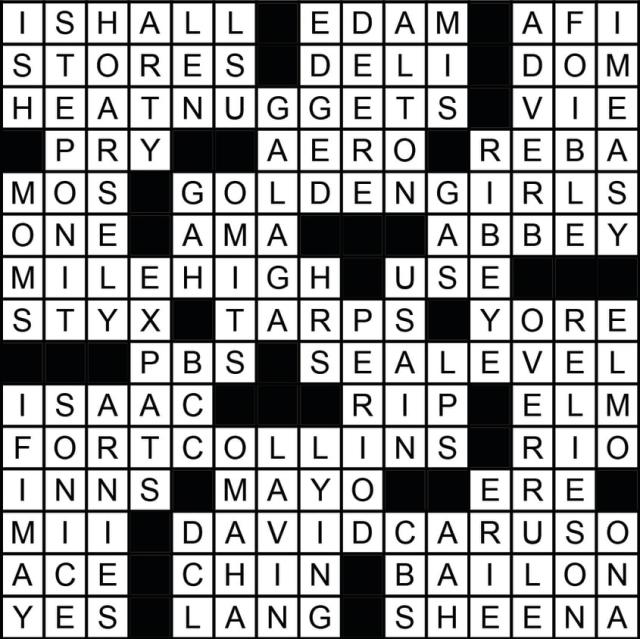 Puzzles: Printable Crossword - Issue: June 16, 2023