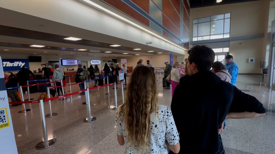 Austin airport eclipse