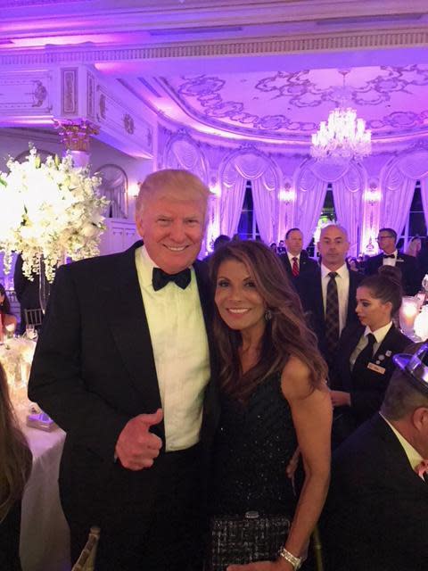 Then-President-elect Donald Trump on New Year's Eve 2016 at Mar-a-Lago.