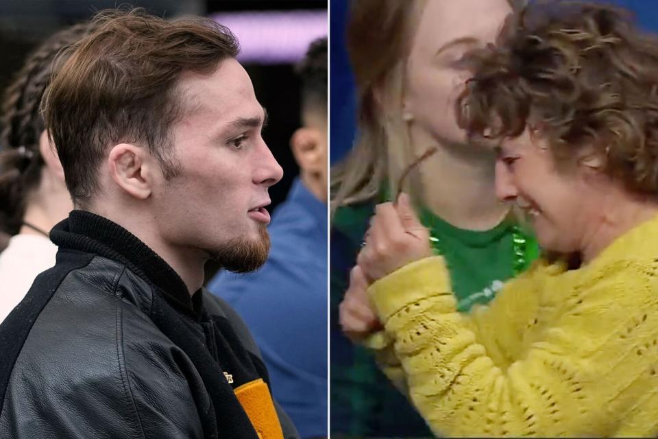 College Wrestler's Mom Goes Viral After She Breaks Glasses in a Rage