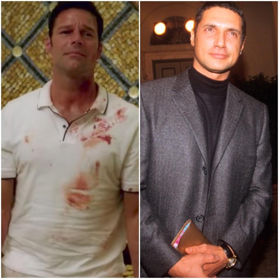 D'Amico was the boyfriend of Gianni Versace, and he's played exquisitely by Ricky Martin. Unfortunately, however, the real-life D'Amico isn't too fond of his depiction on the series. “The picture of Ricky Martin holding the body in his arms is ridiculous,” D’Amico told <em><a rel="nofollow noopener" href="https://www.theguardian.com/tv-and-radio/2017/jul/29/gianni-versace-murder-lover-slams-american-crime-story-ridiculous" target="_blank" data-ylk="slk:The Observer;elm:context_link;itc:0;sec:content-canvas" class="link ">The Observer</a></em> last year. “Maybe it’s the director’s poetic license, but that is not how I reacted.”