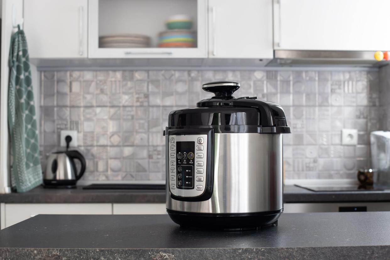 Modern multi cooker in the kitchen