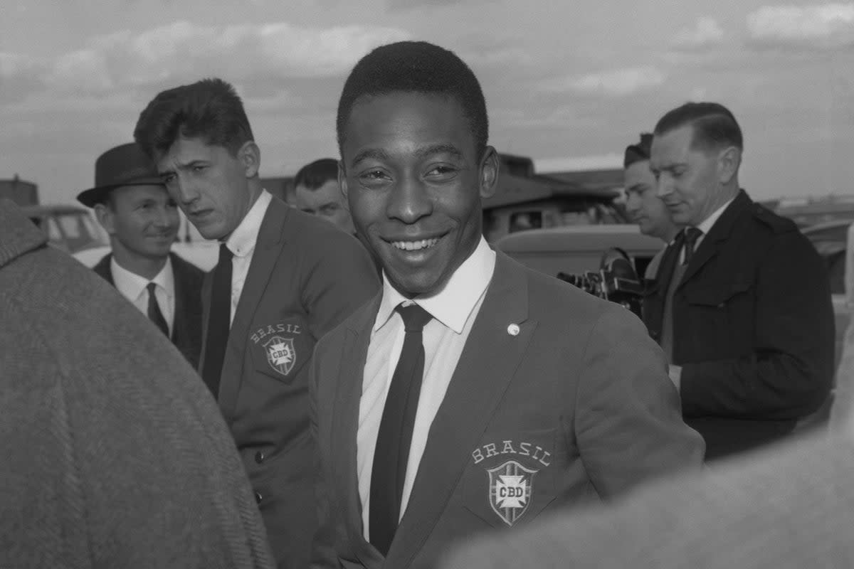 Pele won the first of his three World Cups in Sweden in 1958 (PA) (PA Wire)