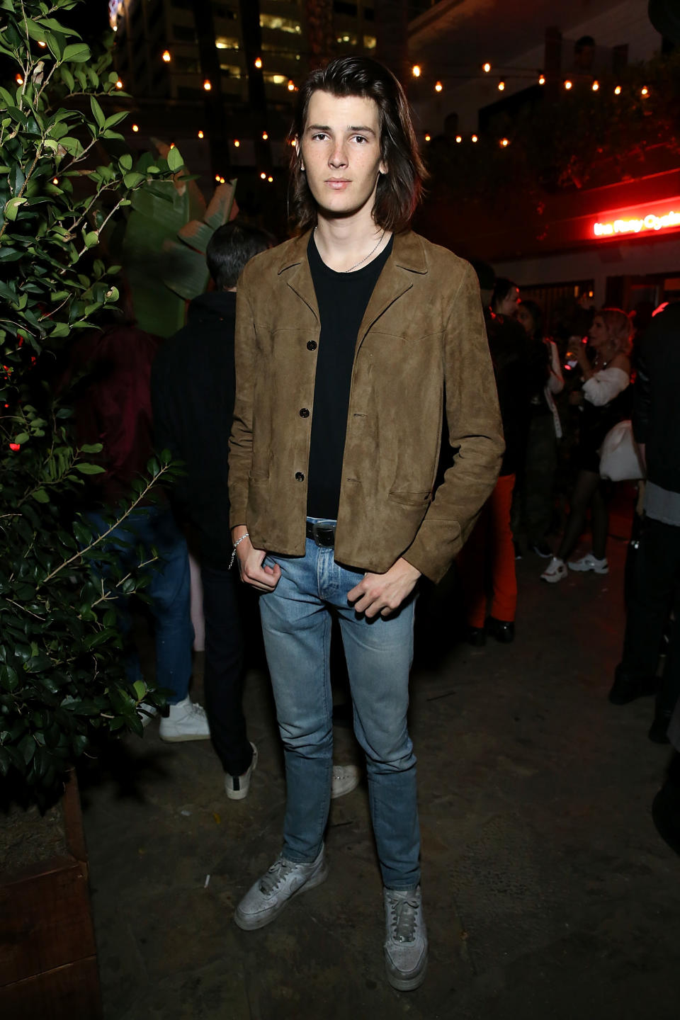 LOS ANGELES, CA - APRIL 11:  Dylan Brosnan attends Flaunt and /Nyden Celebrate The New Fantasy Issue with a dinner honoring Hari Nef at The Hollywood Roosevelt Hotel on April 11, 2018 in Los Angeles, California.  (Photo by Phillip Faraone/Getty Images for Flaunt Magazine)