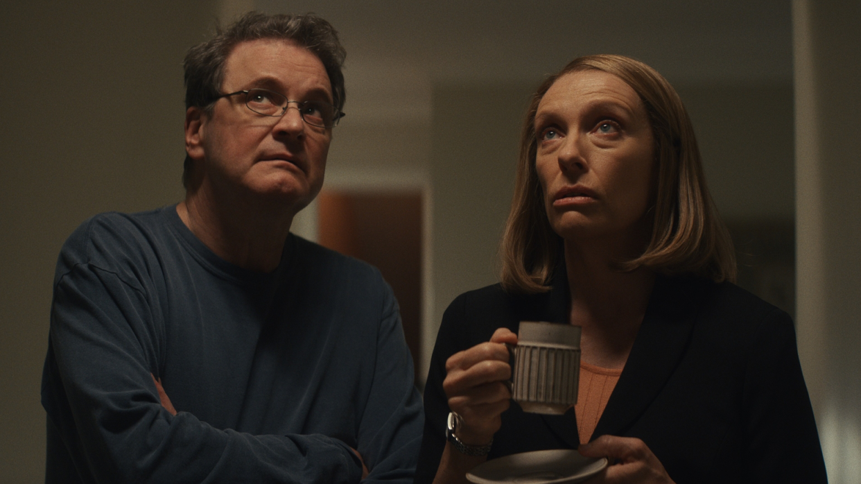 Colin Firth and Toni Collette in “The Staircase.” - Credit: Courtesy of HBO Max