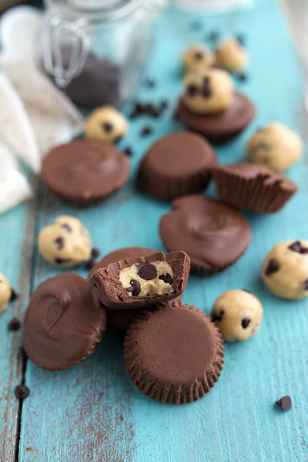 Cookie Dough Chocolate Cups