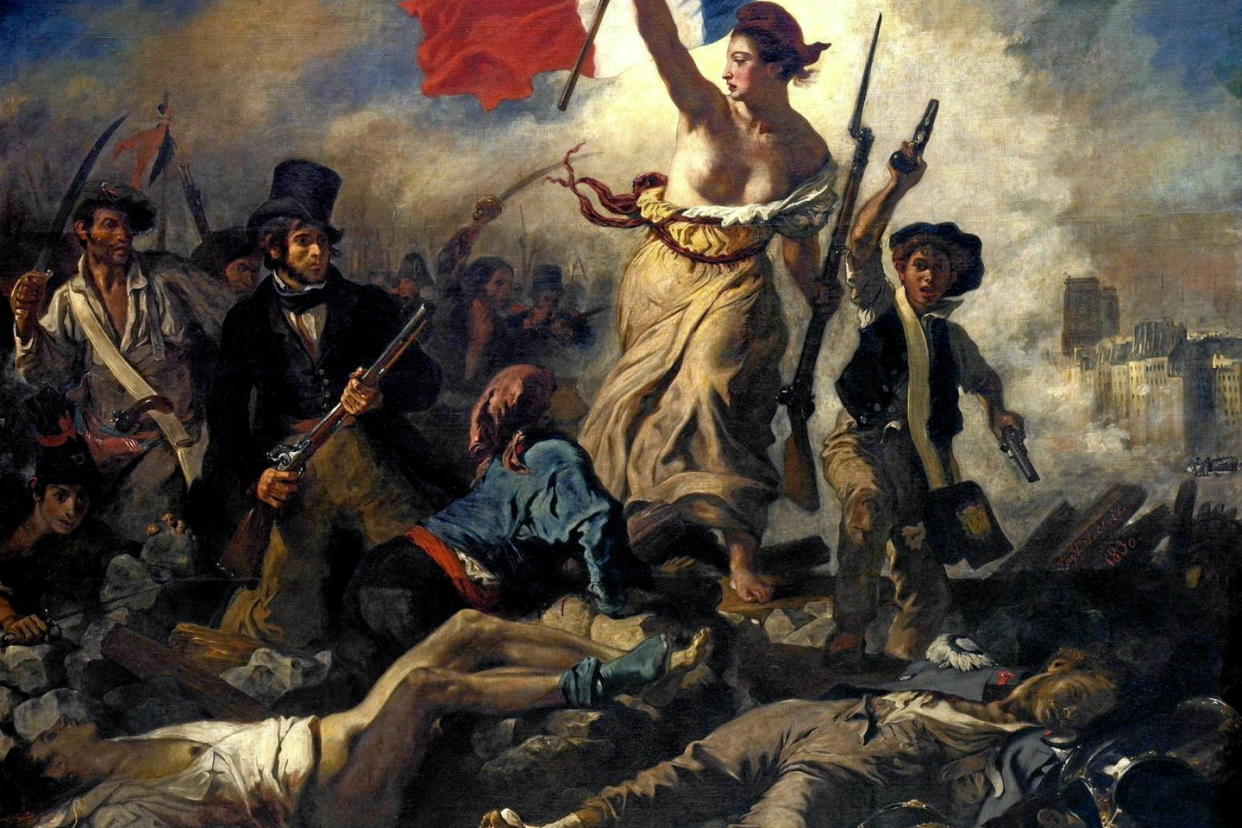 « La Liberté guidant le peuple », par Eugène Delacroix, en 1830.  - Credit:Alamy Stock Photo/Abaca