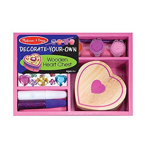33) Decorate-Your-Own Wooden Heart Box